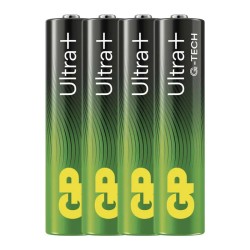 Batérie AAA (R03) alkalická GP Ultra Plus 4ks