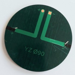 Solárny panel mini 5V/110mA, polykryštalický, priemer 90mm