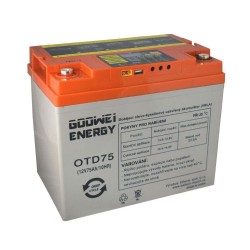 Solárny set batérie GOOWEI ENERGY OTD75 (75Ah, 12V) a solárny panel Victron Energy 115Wp/12V