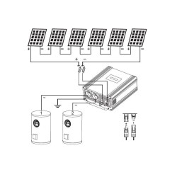 Solárny striedač ECO SOLAR BOOST EVO MPPT-4000 PRO 4KW