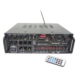 Zosilňovač, rádio, bluetooth, prehrávač MP3 Sunbuck AV-MP326BT