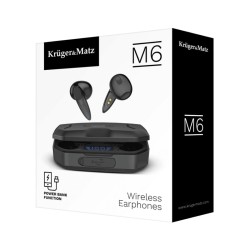Slúchadlá Bluetooth KRUGER & MATZ M6 Black