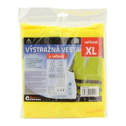 Reflexná výstražná vesta COMPASS 01510 XL