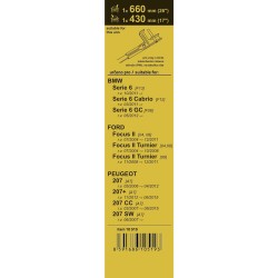 Stierače FLAT SET (PIN) 660 + 430mm