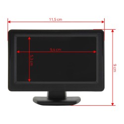 Displej LCD COMPASS 33397 pre parkovaciu kameru