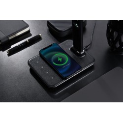 Lampa stolná IMMAX Kingfisher 08965L USB s bezdrôtovým nabíjaním Qi