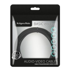 Kábel KRUGER & MATZ KM1240 Basic USB/USB-C 1,8m Black