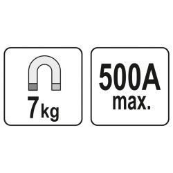 Magnetický držiak na zváranie YATO YT-08625 7kg