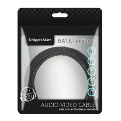 Kábel KRUGER & MATZ KM1236 Basic USB/micro USB 1,8m Black
