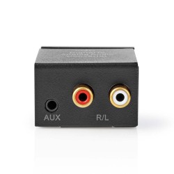 Prevodník 2x Cinch/Toslink NEDIS ACON2510BK