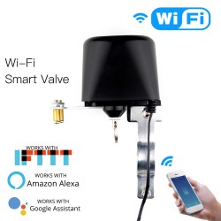 Smart motorizovaný zatvárač ventilu MOES WV-LZ-BK Water Valve WiFi Tuya
