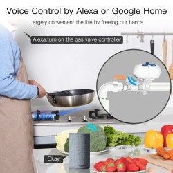 Smart motorizovaný zatvárač ventilu MOES WV-QY-EU Water Valve WiFi Tuya