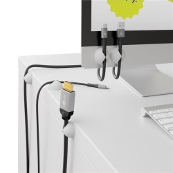 Organizér na káble GOOBAY 95183 5ks White
