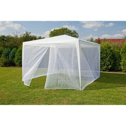 Moskytiéra pre párty stan HAPPY GREEN 590x200cm White 2ks