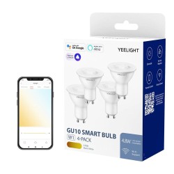 Smart LED žiarovka GU10 4,8 W YEELIGHT W1/4 pack WiFi sada 4ks