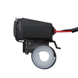 Nabíjačka USB STU 34702 s voltmetrom na motocykel