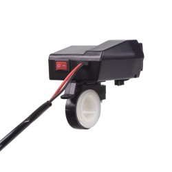 Nabíjačka USB STU 34702 s voltmetrom na motocykel