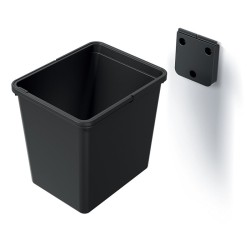 Odpadkový kôš SYSTEMA BASIC čierny 23l