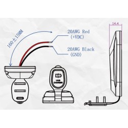 Nabíjačka USB STU 34710.1 pre montáž na povrch