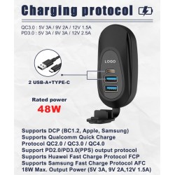 Nabíjačka USB STU 34710.1 pre montáž na povrch