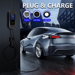 IMMAX NSE003 Cestovná nabíjacia stanica EV/PHEV AC typ 2 22kW WiFi Tuya