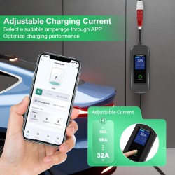 IMMAX NSE003 Cestovná nabíjacia stanica EV/PHEV AC typ 2 22kW WiFi Tuya