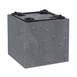 Kvetináč SIERRA SQUARE BETON EFFECT marengo 38,5cm