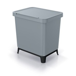 Kôš odpadkový SYSTEMA svetlo šedý 2x10l