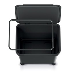 Kôš odpadkový SYSTEMA čierny 29l