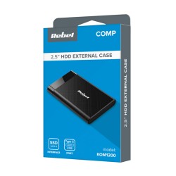 Box pre HDD 2,5" REBEL SATA KOM1200 USB-C 3.1