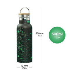 Termofľaša BAAGL Numbers 500ml s bambusovým viečkom