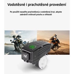 Nabíjačka USB STU 34707 s voltmetrom na motocykel
