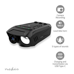 Cyklistická kamera NEDIS CCAM100BK 3v1