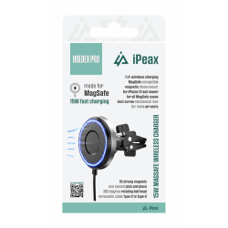 Držiak do auta s nabíjaním MagSafe iPEAX Holdex Pro do vetracej mriežky