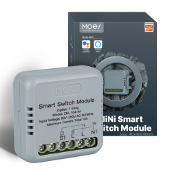 Smart ovládač osvetlenia MOES Switch Module ZM-104-M Mini ZigBee Tuya