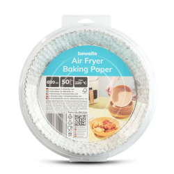 Papier na pečenie BEWELLO BW1033A do fritézy 20cm 50ks