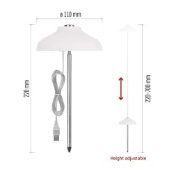 Rastúca lampa EMOS Z7901 Grow 5W