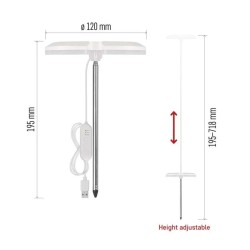 Rastúca lampa EMOS Z7902 Grow 8W