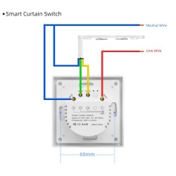 Inteligentný spínač pre žalúzie a rolety IMMAX NEO 07551L Nexa ZigBee Tuya