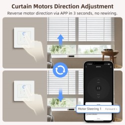 Inteligentný spínač pre žalúzie a rolety IMMAX NEO 07551L Nexa ZigBee Tuya