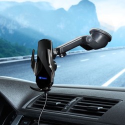 Držiak do auta s nabíjaním FORCELL F-Grip HS1 s prísavkou