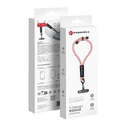 FORCELL R10X40 Ružová šnúrka na zápästie - nastaviteľná