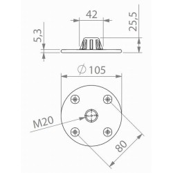 AH SM720 Adam Hall púzdro na stojan