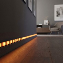 Al lišta pre LED pásy 41011A1-BK