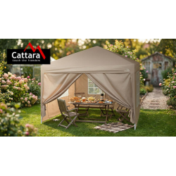 Párty stan CATTARA 13348 Palace Vodotesný 3x3m béžový