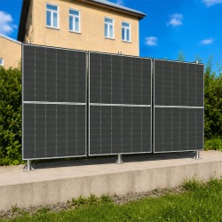 Plotová konštrukcia pre 3 solárne panely 1365Wp