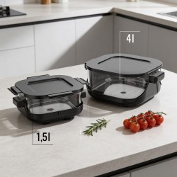 Sklenená fritéza TEESA TSA8090