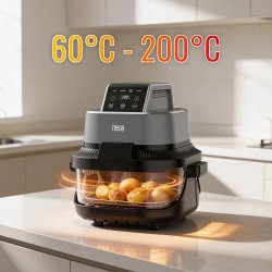 Sklenená fritéza TEESA TSA8090