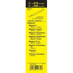 Stierače FLAT SET (BOLT) 610+450mm