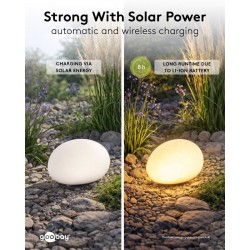 Solárna lampa GOOBAY 80205 24cm 2ks